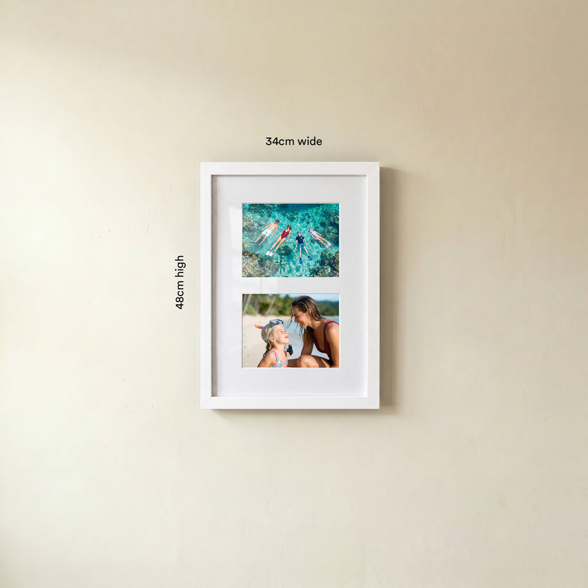 Multi-Photo Portrait Frame (2 Photos)