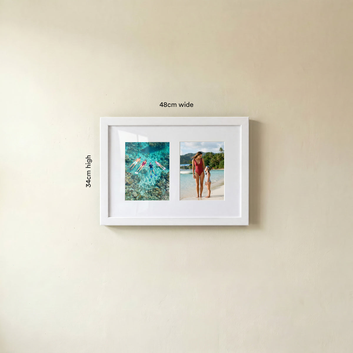 Multi-Photo Landscape Frame (2 Photos)