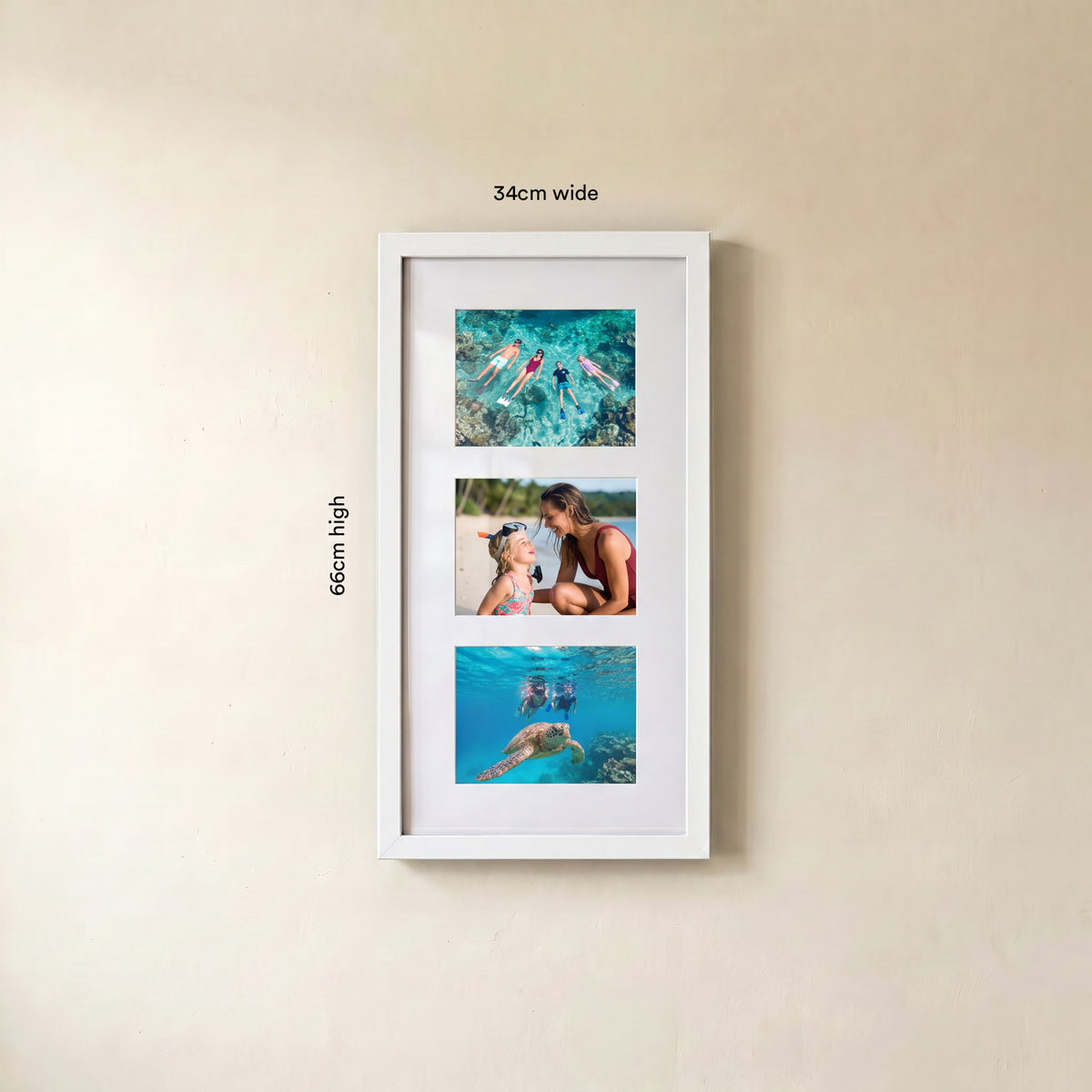 Multi-Photo Portrait Frame (3 Photos)