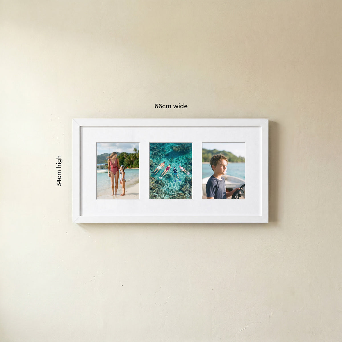 Multi-Photo Landscape Frame (3 Photos)
